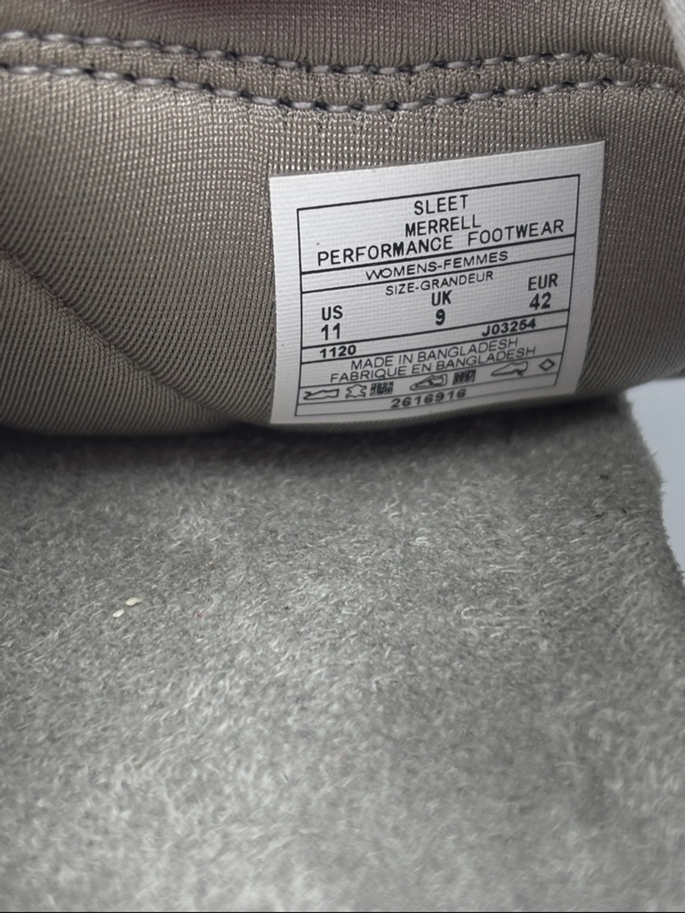 Merrell Gray Sleet Terran Thong Sandals - size 11 NEW - Picture 6 of 9